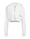 Hinnominate Woman Sweatshirt White Size S Polyester, Elastane