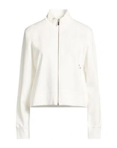 Hinnominate Woman Sweatshirt White Size S Viscose, Polyamide, Elastane
