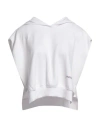 Hinnominate Woman Sweatshirt White Size Xxs Polyester, Modal, Elastane