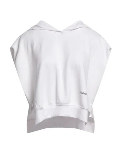 Hinnominate Woman Sweatshirt White Size Xxs Polyester, Modal, Elastane