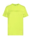Hinnominate Woman T-shirt Acid Green Size M Cotton