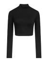 Hinnominate Woman T-shirt Black Size L Viscose, Elastane