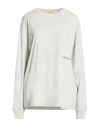 Hinnominate Woman T-shirt Light Grey Size S Cotton In Gray
