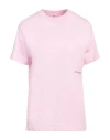 Hinnominate Woman T-shirt Light Pink Size M Cotton