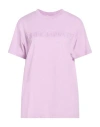 Hinnominate Woman T-shirt Lilac Size L Cotton In Multi