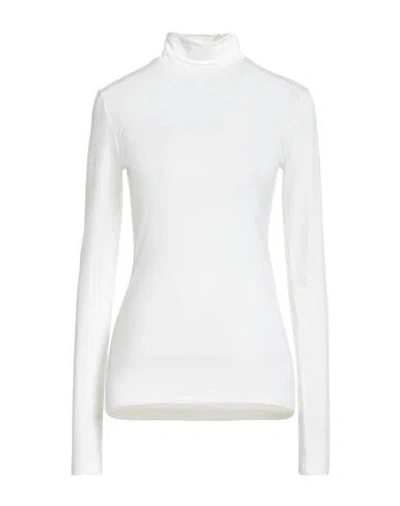 Hinnominate Woman T-shirt Off White Size L Viscose, Elastane
