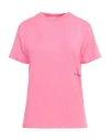 Hinnominate Woman T-shirt Pink Size S Cotton In Pink