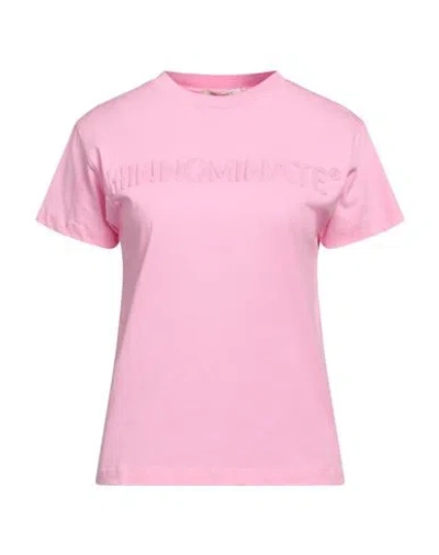 Hinnominate Woman T-shirt Pink Size Xxs Cotton