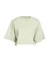 Hinnominate Woman T-shirt Sage Green Size L Cotton In Green