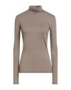Hinnominate Woman T-shirt Taupe Size L Viscose, Elastane
