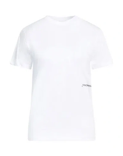 Hinnominate Woman T-shirt White Size Xs Cotton In White