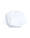 Hinnominate Woman T-shirt White Size Xs Cotton In Multi