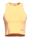 Hinnominate Woman Top Apricot Size M Cotton, Elastane In Orange