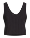Hinnominate Woman Top Black Size L Polyester, Viscose, Elastane
