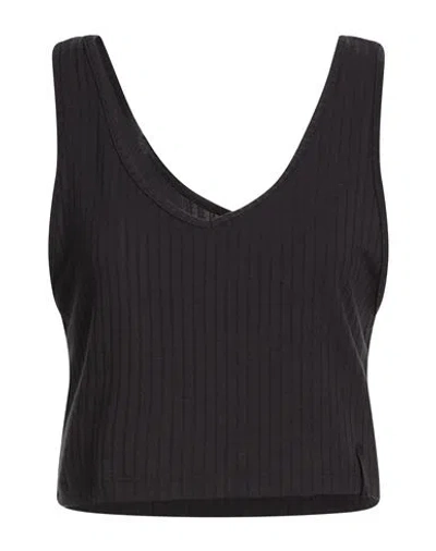 Hinnominate Woman Top Black Size L Polyester, Viscose, Elastane