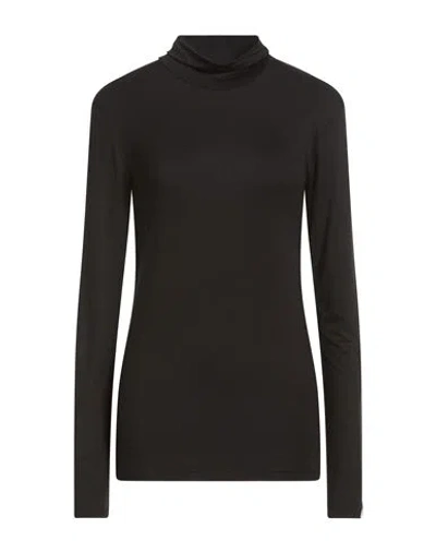 Hinnominate Woman Top Black Size L Viscose, Elastane