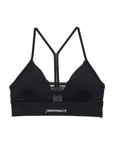 Hinnominate Woman Top Black Size M Polyamide, Elastane, Polyester