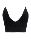 Hinnominate Woman Top Black Size Xs Viscose, Acrylic, Elastane