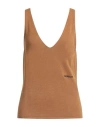 Hinnominate Woman Top Camel Size M Viscose, Elastane In Beige