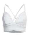 Hinnominate Woman Top Off White Size Xs Cotton In Off White