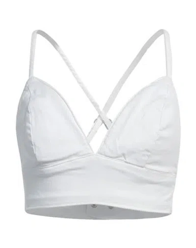 Hinnominate Woman Top Off White Size Xs Cotton