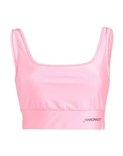 Hinnominate Woman Top Pink Size M Polyamide, Elastane