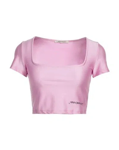 Hinnominate Woman Top Pink Size M Polyamide, Elastane