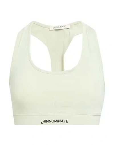 Hinnominate Woman Top Sage Green Size M Polyamide, Elastane