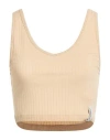 Hinnominate Woman Top Sand Size S Polyester, Viscose, Elastane In Neutral