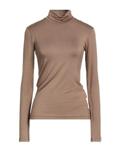 Hinnominate Woman Top Taupe Size S Viscose, Elastane In Grey