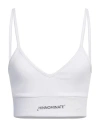 Hinnominate Woman Top White Size L Cotton, Elastane