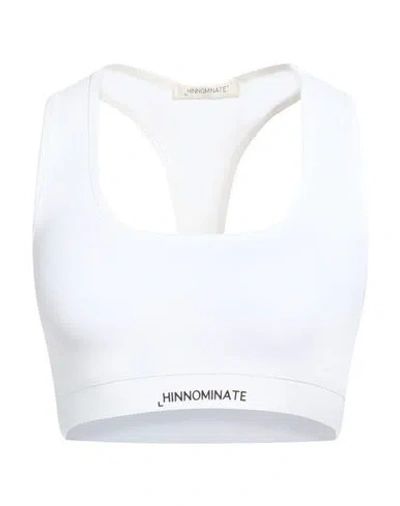 Hinnominate Woman Top White Size S Polyamide, Elastane