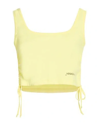 Hinnominate Woman Top Yellow Size L Cotton