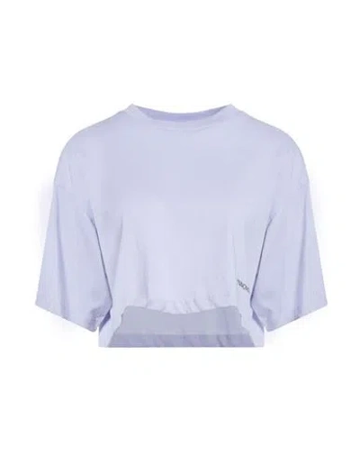 Hinnominate Woman T-shirt Lilac Size L Cotton In Multi