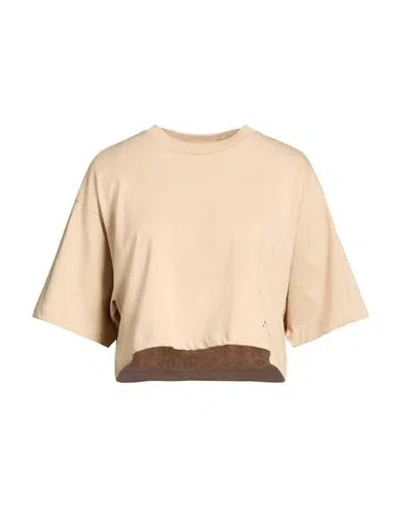 Hinnominate Woman T-shirt Sand Size Xxs Cotton In Nude
