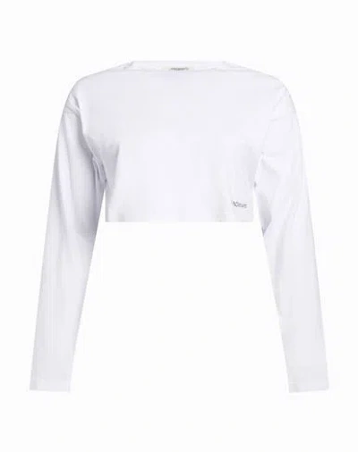 Hinnominate Woman T-shirt White Size Xs Cotton