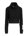 Hinnominate Woman Turtleneck Black Size S Acrylic, Polyester