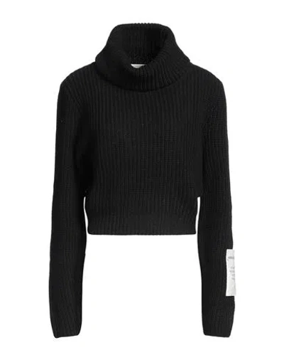 Hinnominate Woman Turtleneck Black Size S Acrylic, Polyester
