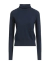 Hinnominate Woman Turtleneck Navy Size Xs Viscose, Polyester, Polyamide