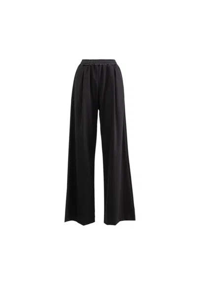 Hinnominate Women's Palace Trousers  With Coulisse In Black