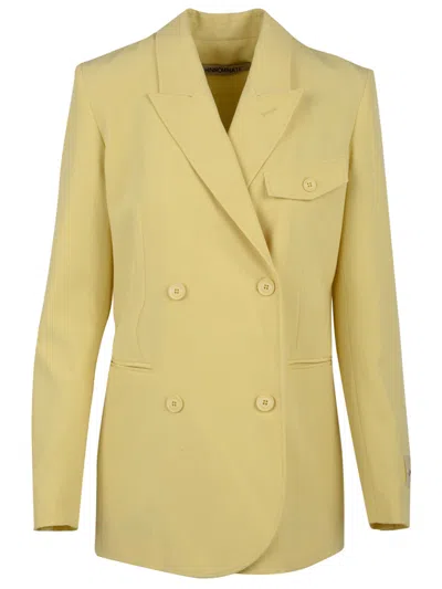 Hinnominate 千篇一律的夹克黄色 In Yellow