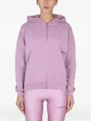 Hinnominate Zip-up Pocket Sweater In Purple