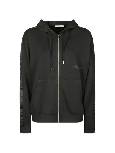 Hinnominate Zip-up Hoodie In Black
