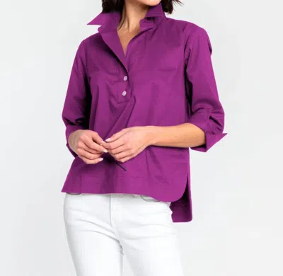 Hinson Wu Aileen Shirt In Boysenberry In Purple
