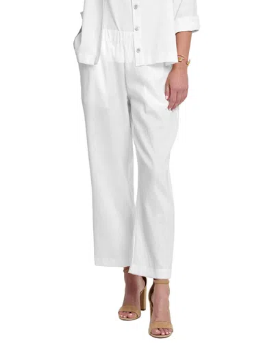 Hinson Wu Bianca Linen Pant In White