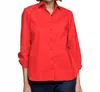 Hinson Wu Delphine Top In Scarlet In Red