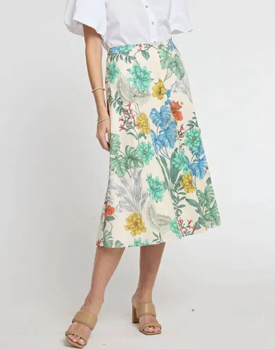 Hinson Wu Gloria Skirt In Multi Floral