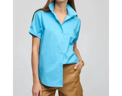 Hinson Wu Lucie Top In Ceramic Blue