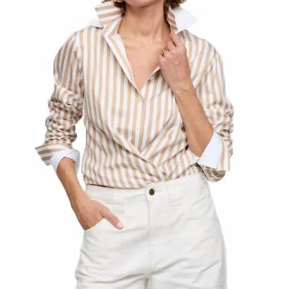 Hinson Wu Margot Top In Ecru/latte In Neutral