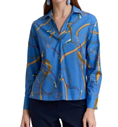 Hinson Wu Mona Blouse In Chain Medley In Multi